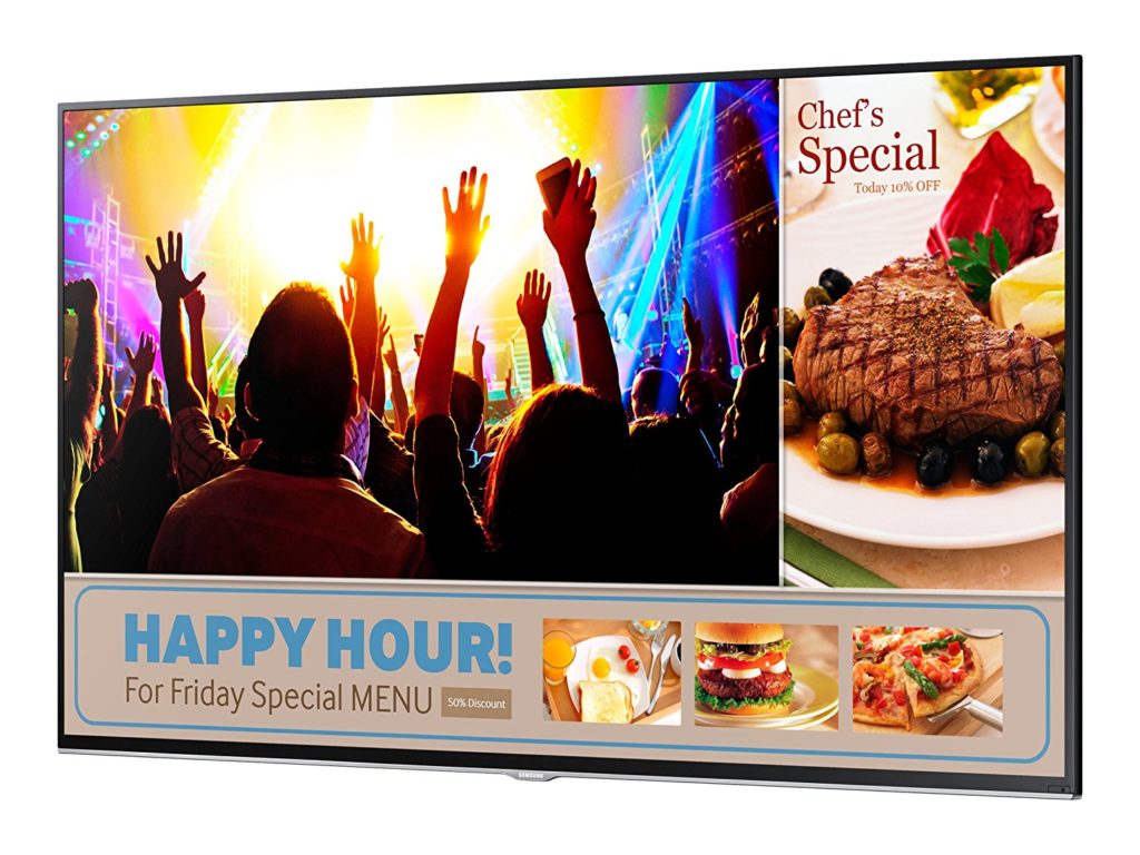 Digital Signage happy hour