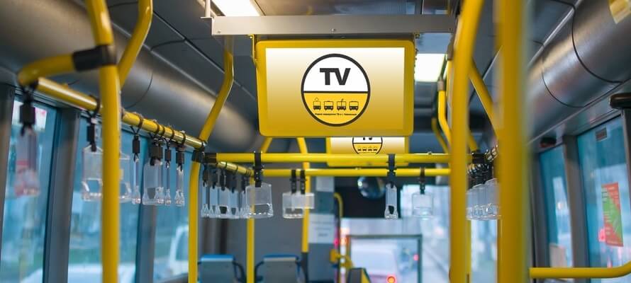 Рекламні монітори для транспорту
